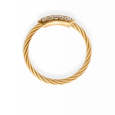 Anello Torchon con brillanti