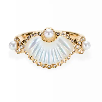Mother of pearl Shell ring