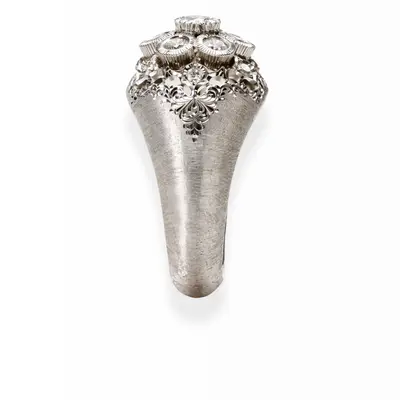 Diamond Flower Ring