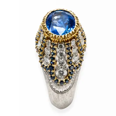 Shappire Cupola Ring