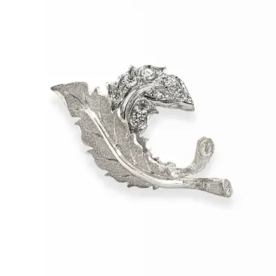 Diamond Leaves Earrings
