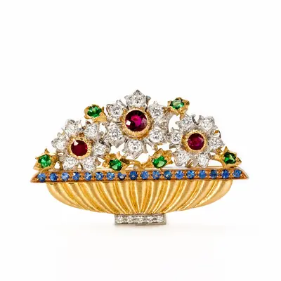 Canestra Brooch