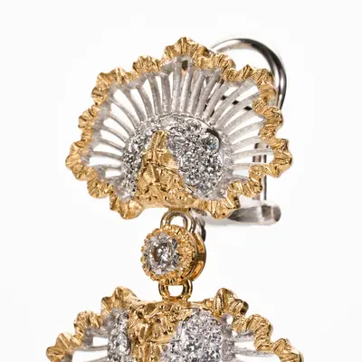 Orecchini Conchiglia con brillanti